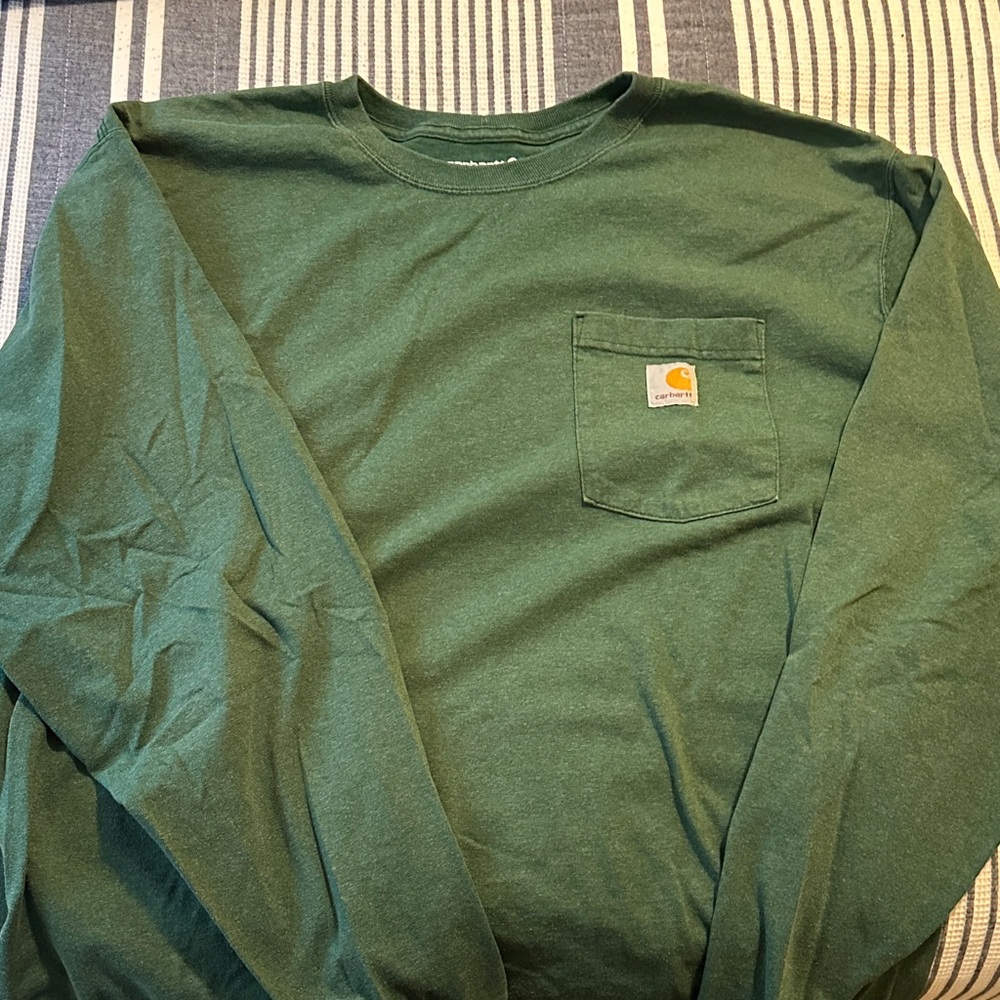 Carhartt Forest Green Pocket Tee